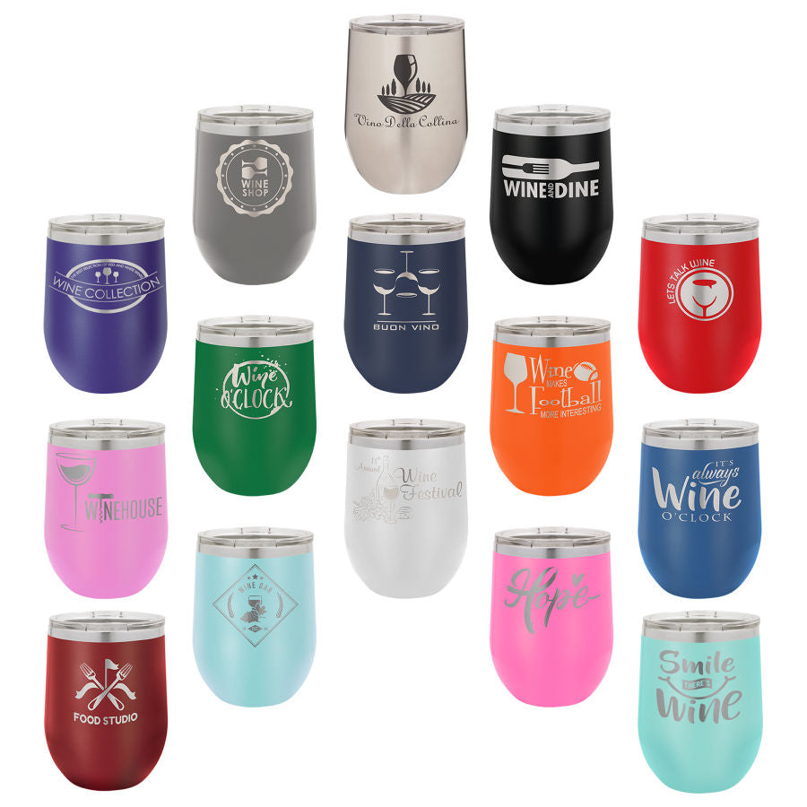 12 OZ STEMLESS WINE TUMBLER