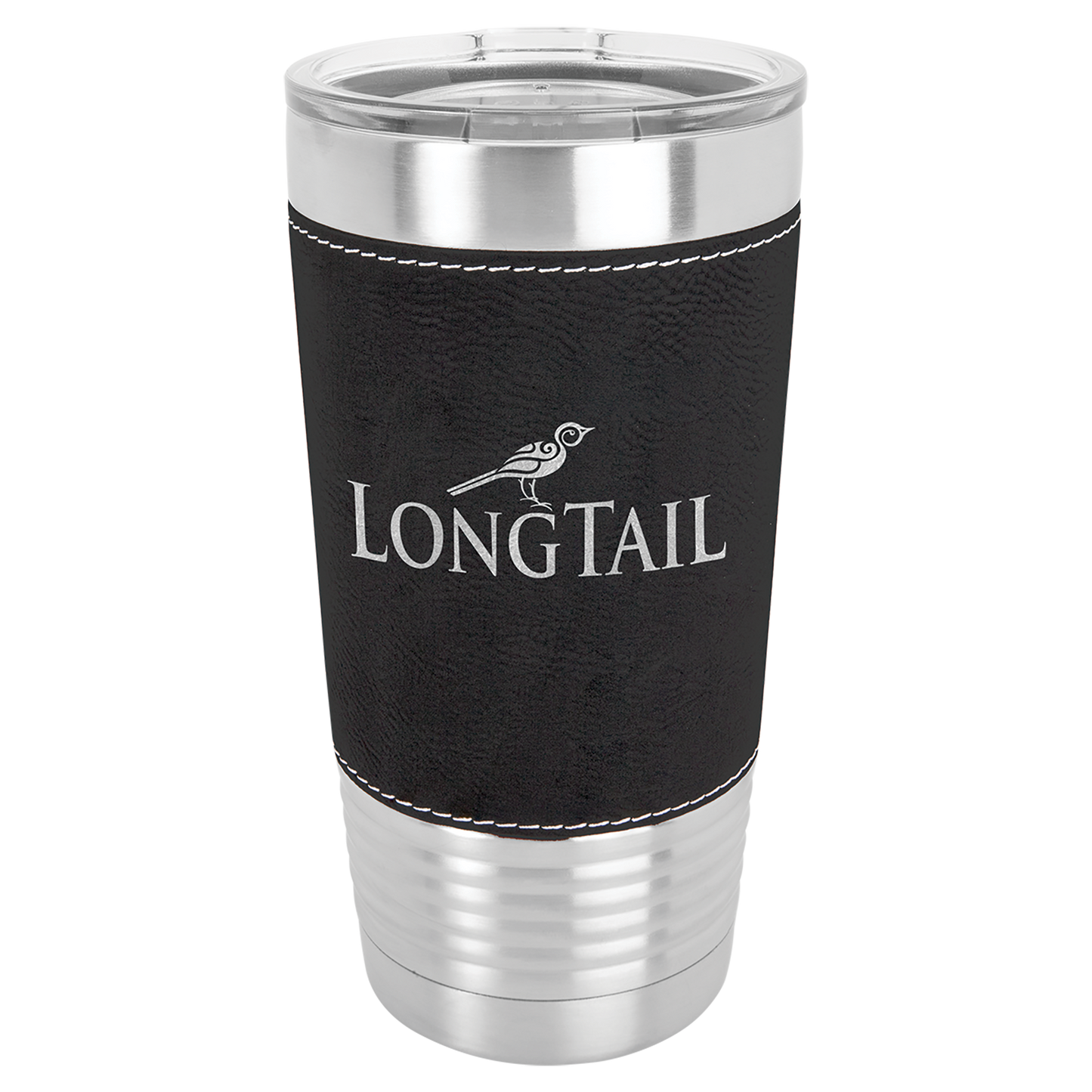 20 OZ LEATHERETTE GRIP TUMBLER WITH SLIDER LID