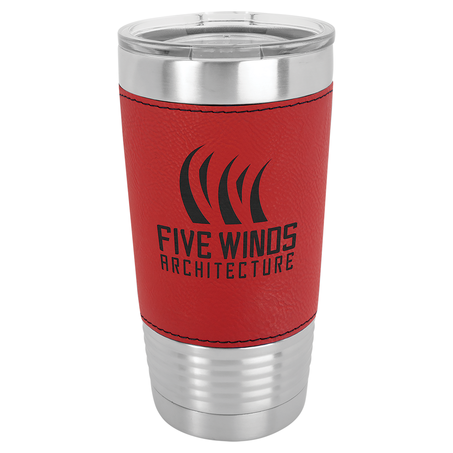 20 OZ LEATHERETTE GRIP TUMBLER WITH SLIDER LID