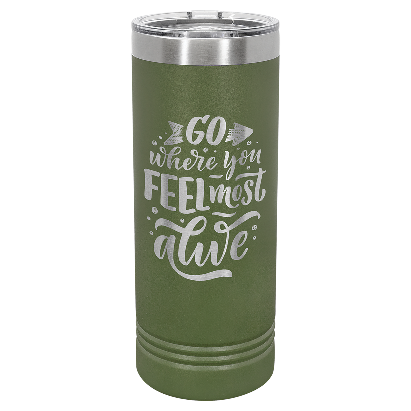 22 oz. SKINNY TUMBLER WITH SLIDER LID